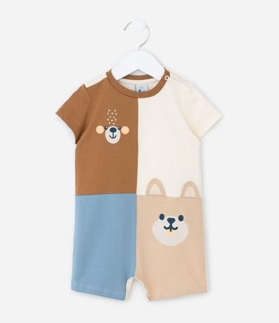 Enterito Infantil con Estampa de animalitos - Talle 0 a 18 meses 2