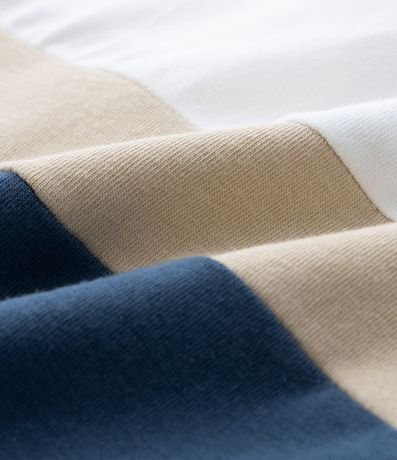 Body Infantil Cuello Polo y Estampa Bloques de Colores  - Talle 0 a 18 Meses 4