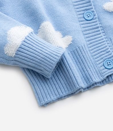 Cardigan Infantil en Viscosa de Nube con Chenille - Talle 5 A 14 años 6