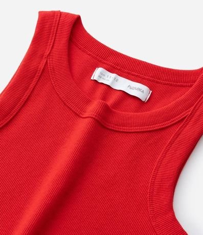 Musculosa Cropped Infantil en Rib - Talle 5 a 14 años 6