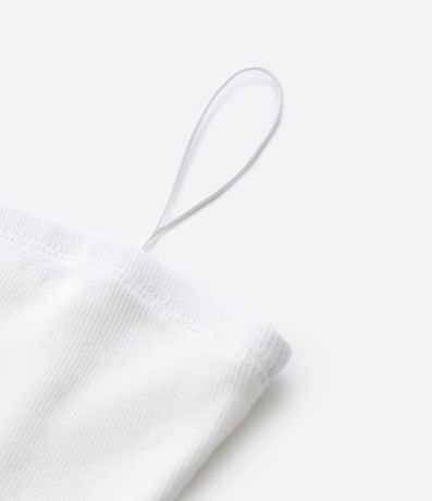 Top Recto Infantil con Bretel Canelado - Talle 7 a 14 años 5