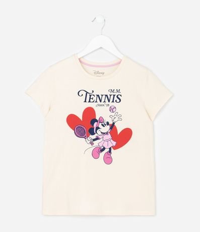 Pijama Corto Infantil con Estampa de Corazones y Minnie - Talle 5 a 14 años 2
