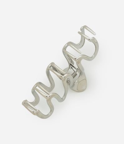 Pinza para el Pelo en Metal con Forma de Ondas Asimétricas 2