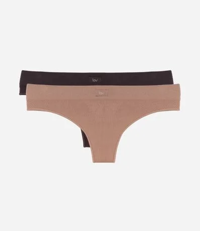 Kit 02 Bombacha Bikini Hilo Seamless