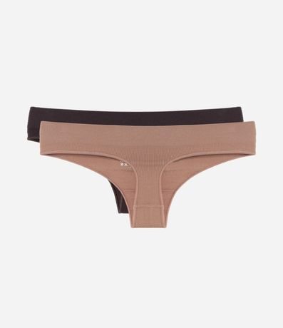 Kit 02 Bombacha Bikini Hilo Seamless 2