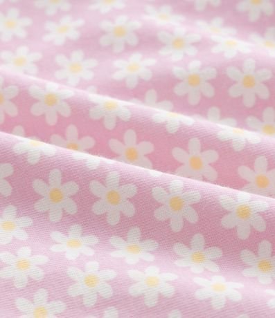 Pijama corto Infantil con Estampa de Flores y Carpincho - Talle 5 a 16 años 6