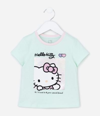 Pijama Corto Infantil en Algodón con Estampa Hello Kitty – Talle 2 a 6 años 2
