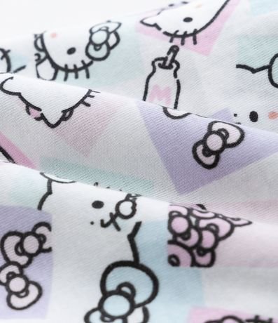 Pijama Corto Infantil en Algodón con Estampa Hello Kitty – Talle 2 a 6 años 7