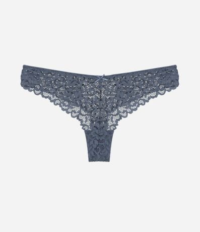 Bombacha Bikini Hilo con Poliamida Encaje 5