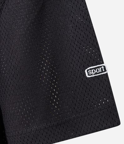 Remera Boxy Sportcore con Estampado Lettering 8