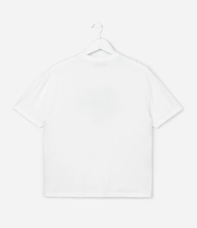 Remera Infantil Overboxy  com Estampa Globo de Corazón y Brillos - Talle 5 a 14 años 2