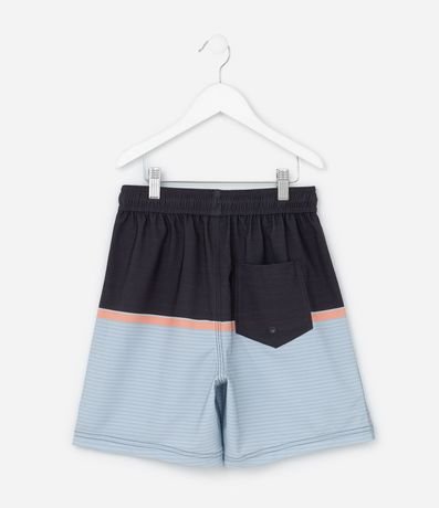 Bermuda de Baño Infantil con Bloque de Color - Talle 5 a 14 años 3