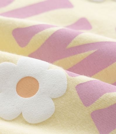 Remera Infantil Boxy con Flor en Ganchillo Enjoy The Summer - Talle 5 a 14 años 3