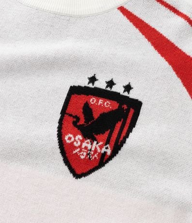 Camisa en Acrílico con Efecto Punto con Estampado Lettering 7