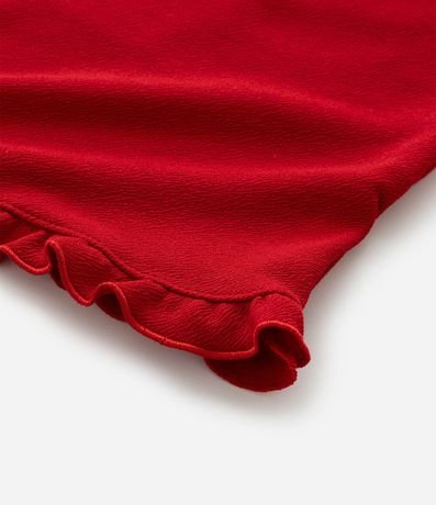 Blusa Infantil Sin breteles Texturizada con Bajo Ondulado - Talle 5 a 14 años 5