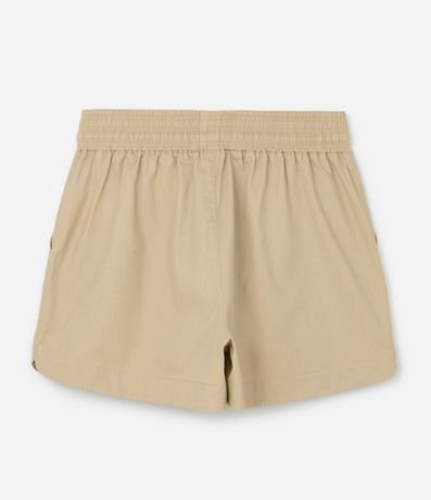 Short Comfy en Sarga con Cintura Elástica Curve & Plus Size 6