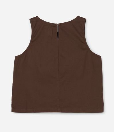 Blusa sin Manga en Sarga Curve & Plus Size 6