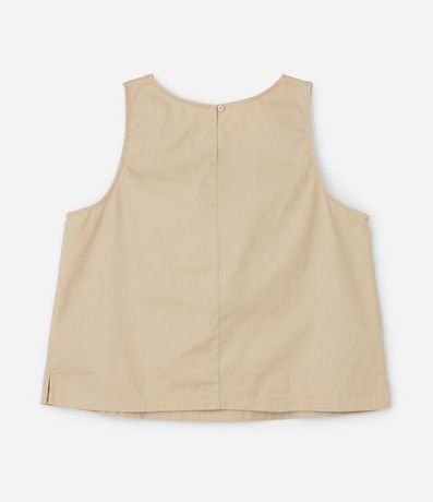 Blusa sin Manga en Sarga Curve & Plus Size 5