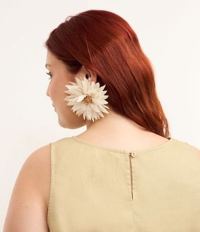 Blusa sin Manga en Sarga Curve & Plus Size 3