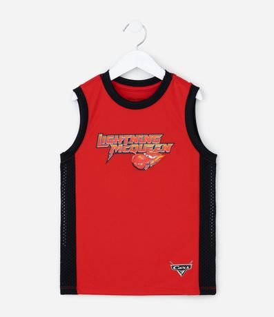 Musculosa Infantil de Baloncesto en Microfibra con Estampa Coches - Talle 3 a 8 años 2
