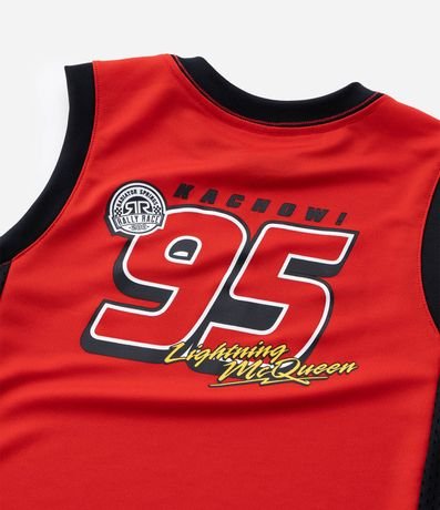 Musculosa Infantil de Baloncesto en Microfibra con Estampa Coches - Talle 3 a 8 años 5