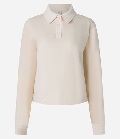 Suéter en Algodón con Cuello Polo 5