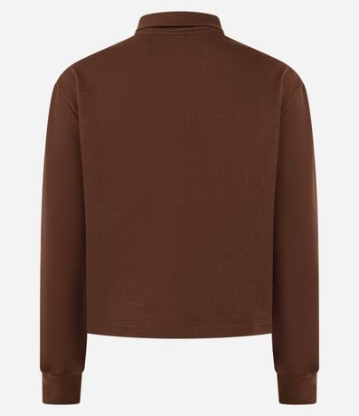 Suéter en Algodón con Cuello Polo 6