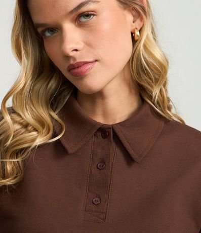 Suéter en Algodón con Cuello Polo 3