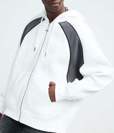 Saco en Algodón con Recortes Contrastantes 3