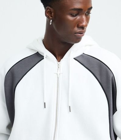 Saco en Algodón con Recortes Contrastantes 5