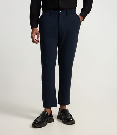 Pantalón Slim con Cintura Elástica Sastrería 2