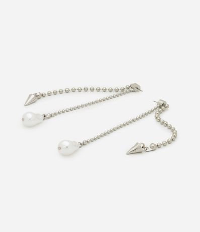 Caravana Hilo en Metal con Perla y Spike 3