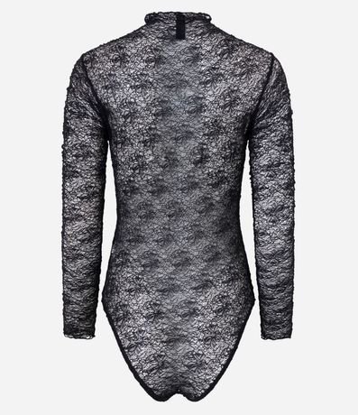 Body en Encaje Texturizada con Cuello 9