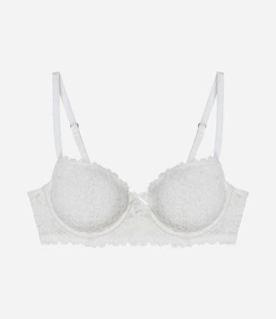 Soutien con Aro Sin Copa en Encaje Floral 5