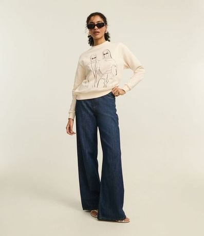 Saco en Algodón con Bordado Mujeres Fashion 2