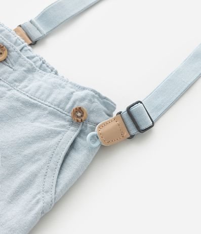 Bermuda Infantil en Lino con Suspensório Desmontable – Talle 0 a 18 Meses 6