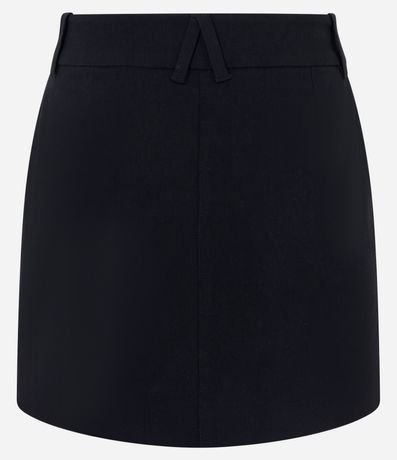 Short Pollera en Bengalina con Cintura Ajustada 6