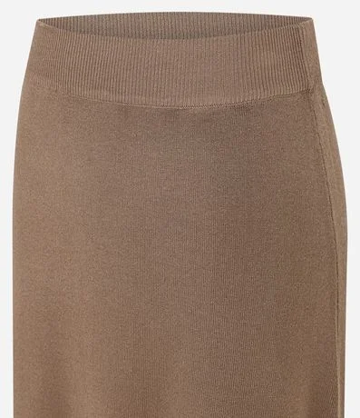 Pollera Evasê Midi en Punto con Caida Leve 2