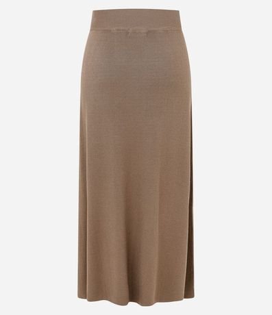 Pollera Evasê Midi en Punto con Caida Leve 3