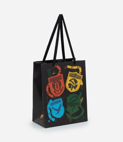 Bolsa de Regalo Pequeña con Estampa Escudos de Harry Potter