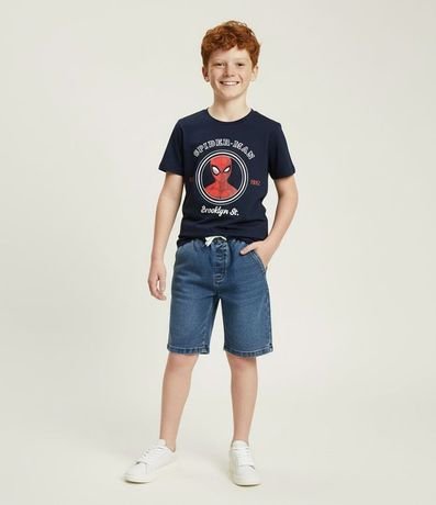 Remera Infantil con Estampa Hombre-Araña - Talle 3 a 10 años