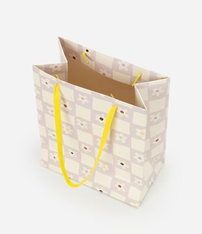 Bolsa de Regalo Pequeña con Estampa de Margaritas 3