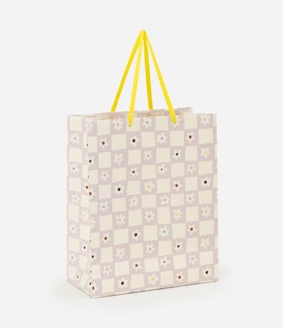 Bolsa de Regalo con Estampa de Margaritas