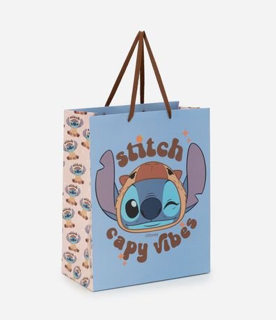 Bolsa Mediana con Estampa Stitch Capi Vibes