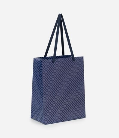 Bolsa de Regalo Pequeña con Estampa Geométrica