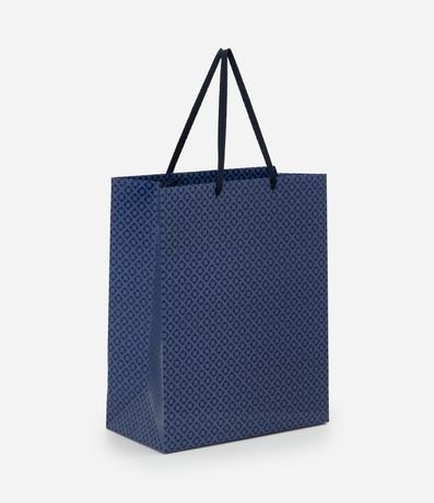 Bolsa de Regalo Mediana con Estampado Geométrico