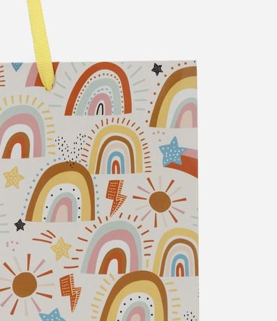 Embalaje de regalo mediana con Estampado de Arco Íris 2
