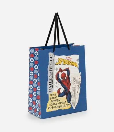 Bolsa Mediana con Estampa Spider-Man
