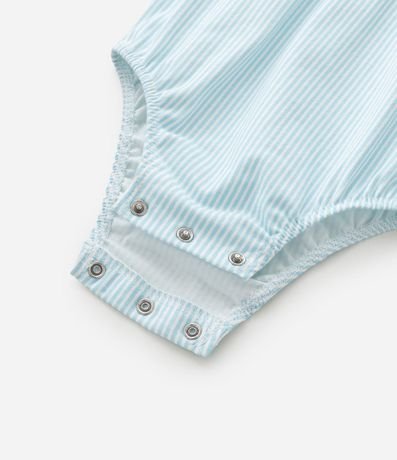 Body Infantil con Estampa de Rayas y Bordado de Oso - Talle 0 a 18 Meses 5