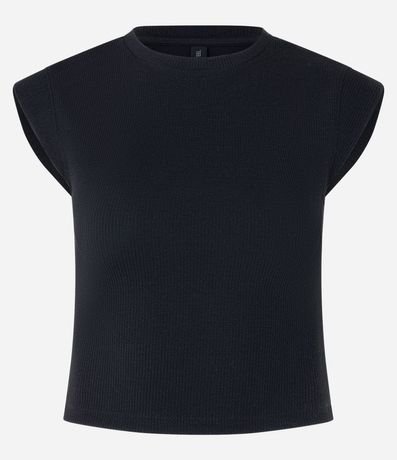Blusa Acanalada con Sisa Diferenciada 4